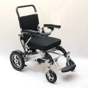 Esleh Auto Fold automatic folding electric wheelchair, front view