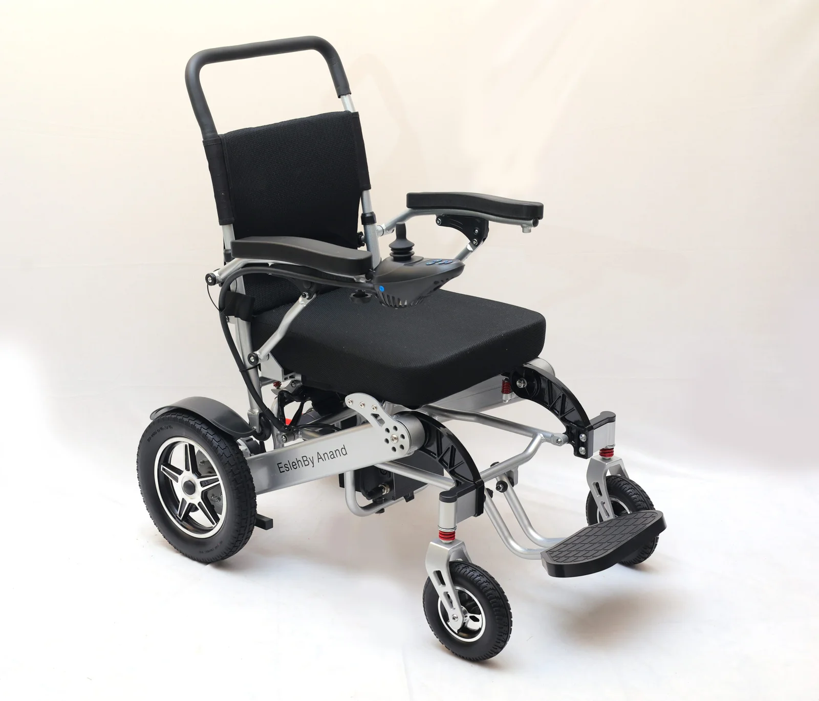 Esleh Auto Fold automatic folding electric wheelchair, front view