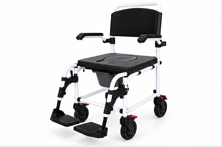 ESLEH MWAL-204-56 (22″) Aluminium Commode Wheelchair